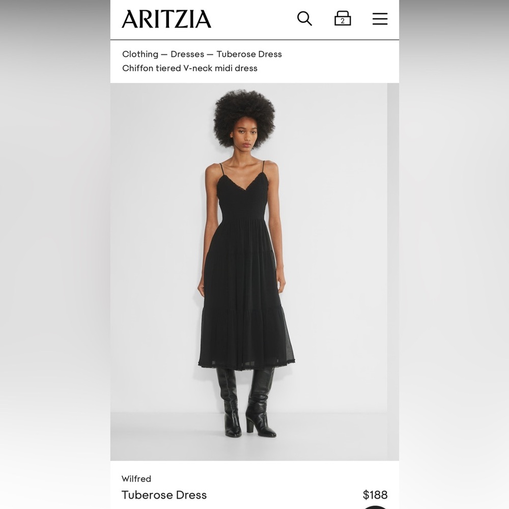 Aritzia Tuberose dress